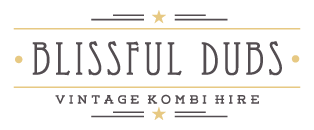 Click for homepage of Blissful Dubs Vintage Kombi Hire Blissful Dubs Vintage Kombi Hire logo